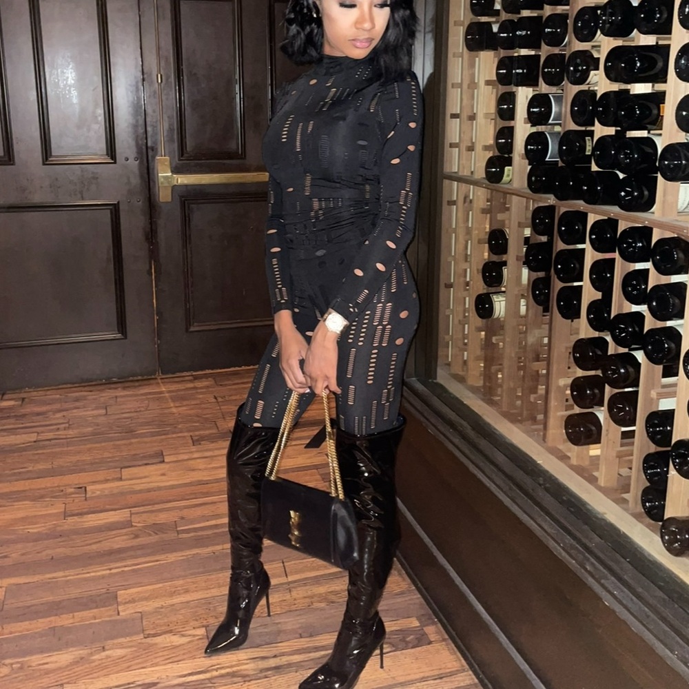 Black Cutout 2 piece set